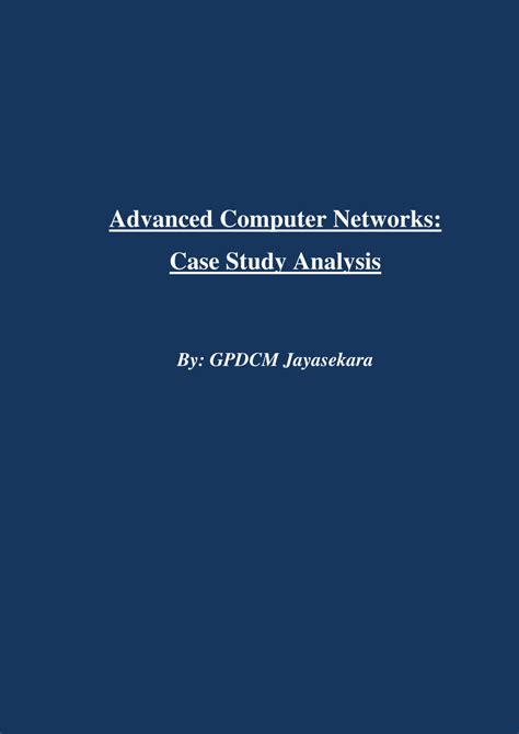 Computer network design case study image
