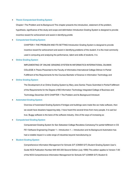 Science thesis ideas picture