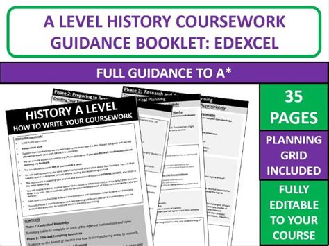 History coursework specification picture