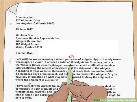 How to write a formal letter wikihow image