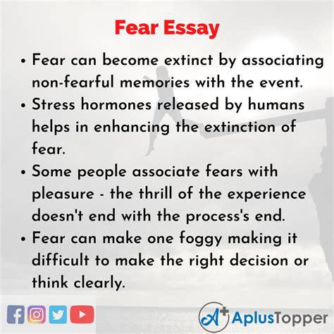 My Fear Emotion Essay