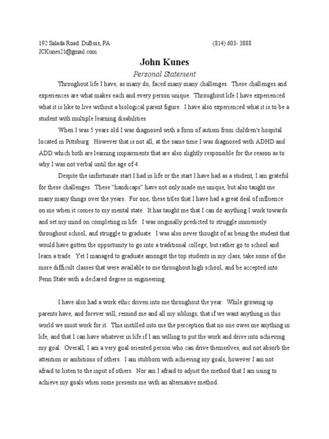 Learning disability essay examples picture