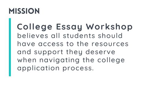 Pg College Essay Workshop