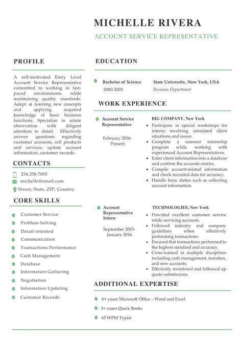 Sample For Resume Format