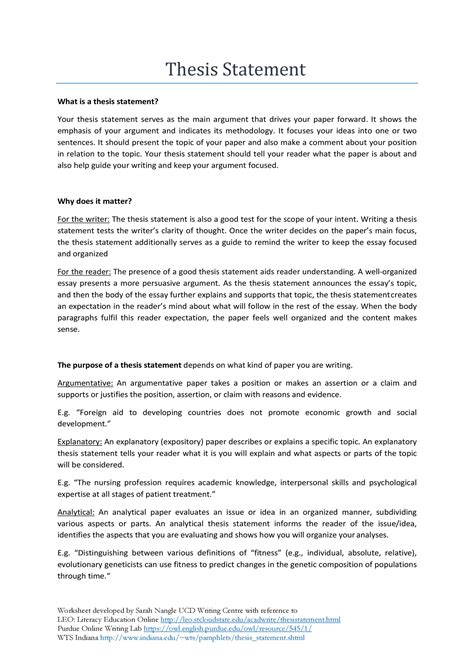 Arguable thesis statement examples picture