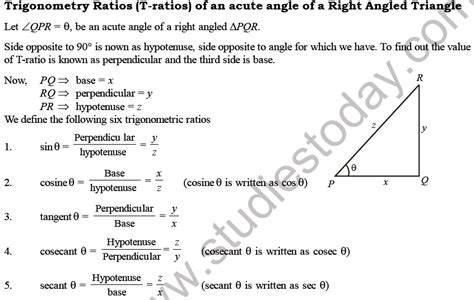 Trigonometry topics high school image